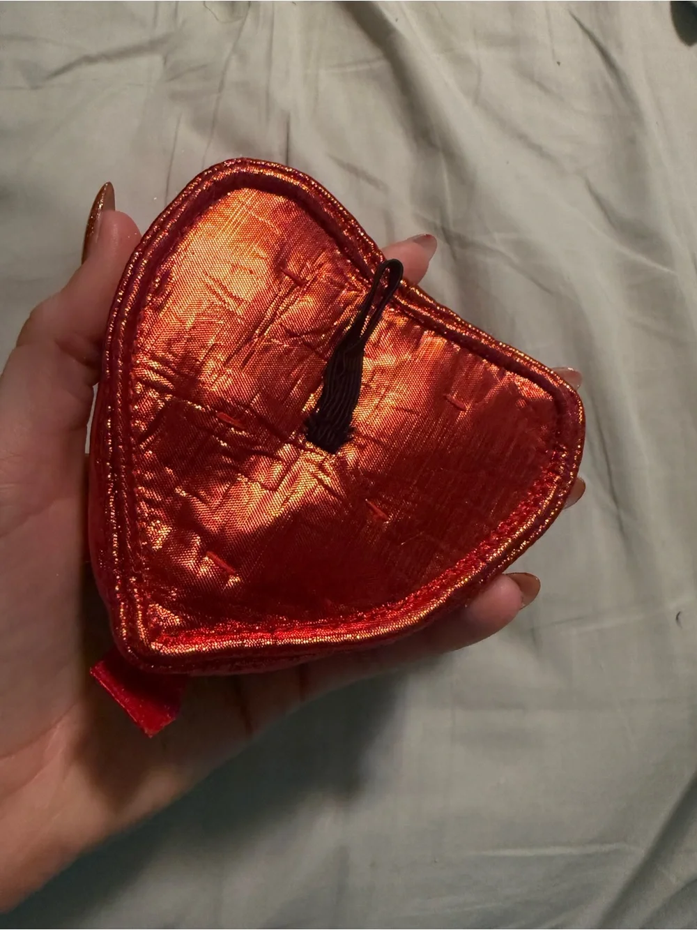 Red heart shaped stuffed build a bear chocolate box